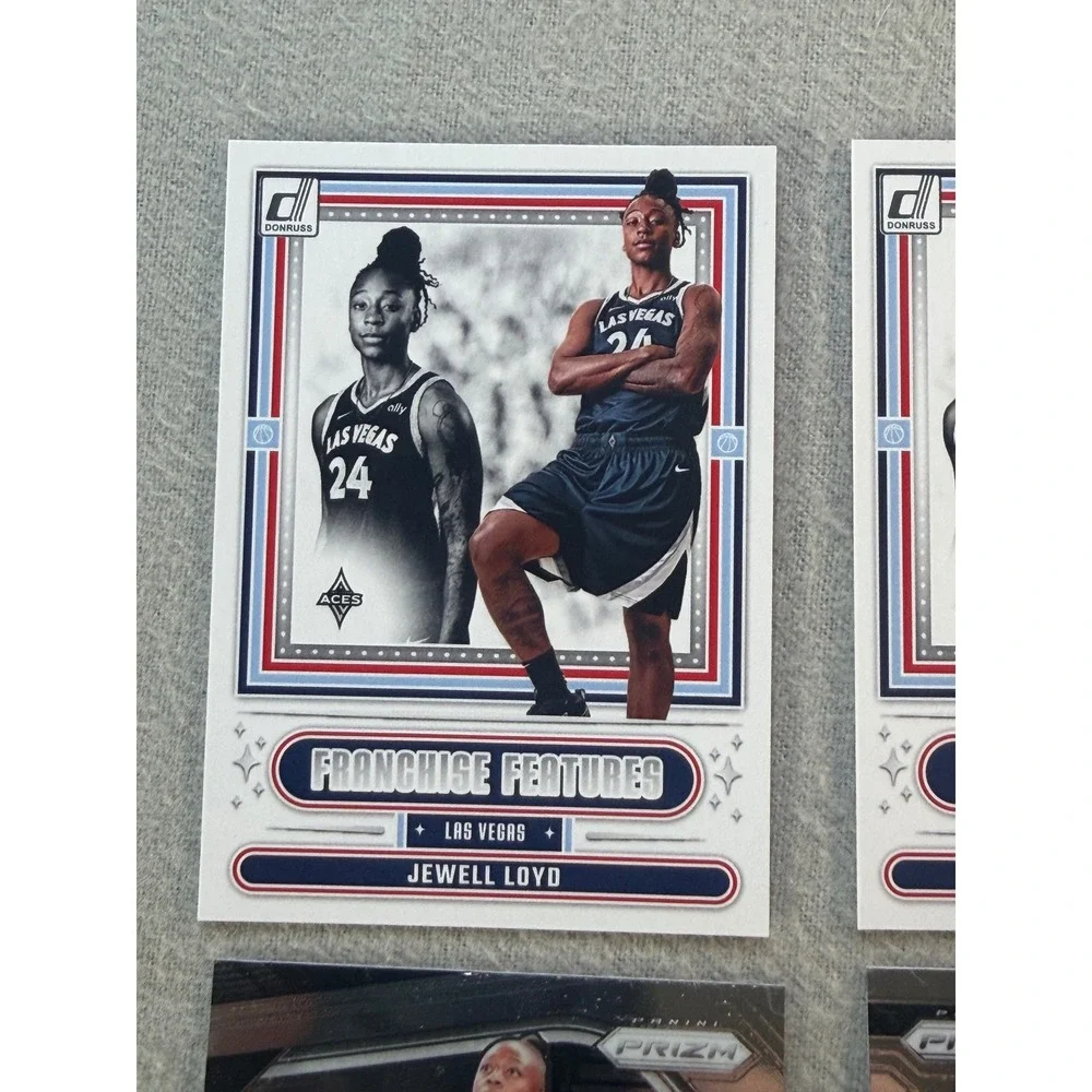 2024-25 Panini Jewell Loyd WNBA 4 Card Lot Donruss Prizm Monopoly
